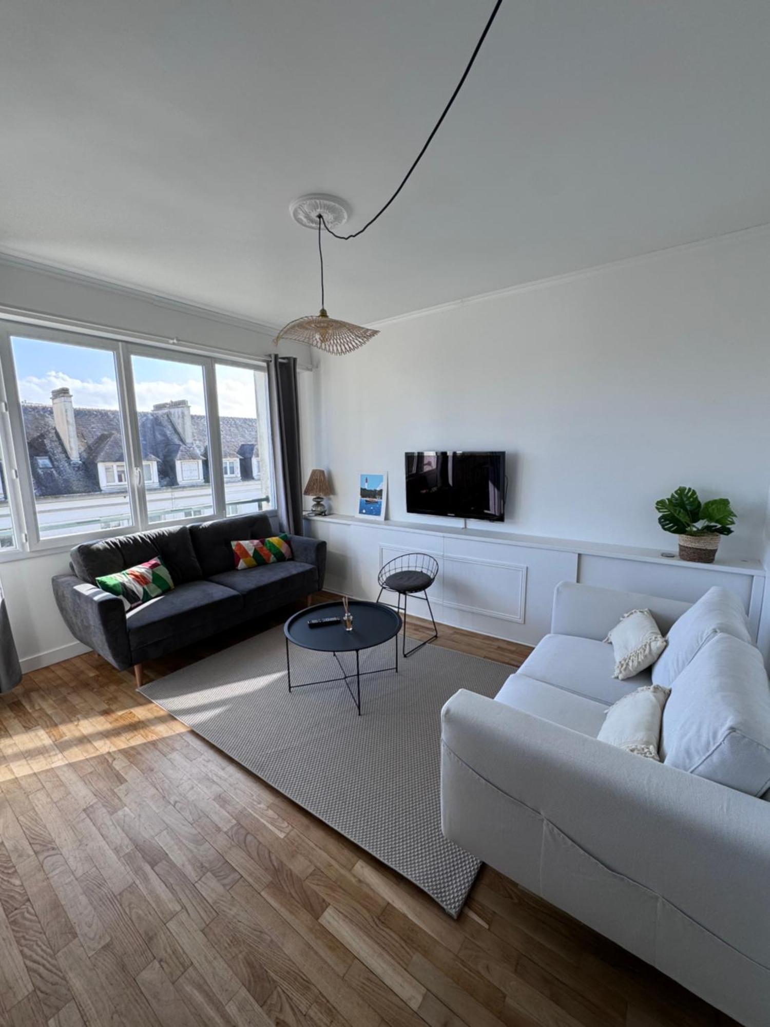 Charmant Appartement T3 Avec Balcon, Centre-Ville Lorient Exteriér fotografie